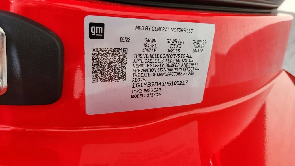 2023 Chevrolet Corvette Stingray 2LT