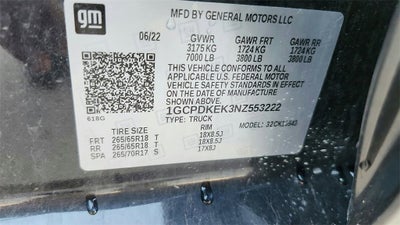 2022 Chevrolet Silverado 1500 LT (2FL)