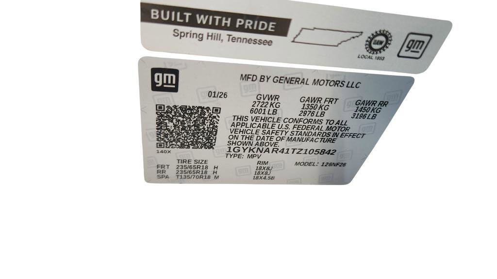 2026 Cadillac XT5 Luxury