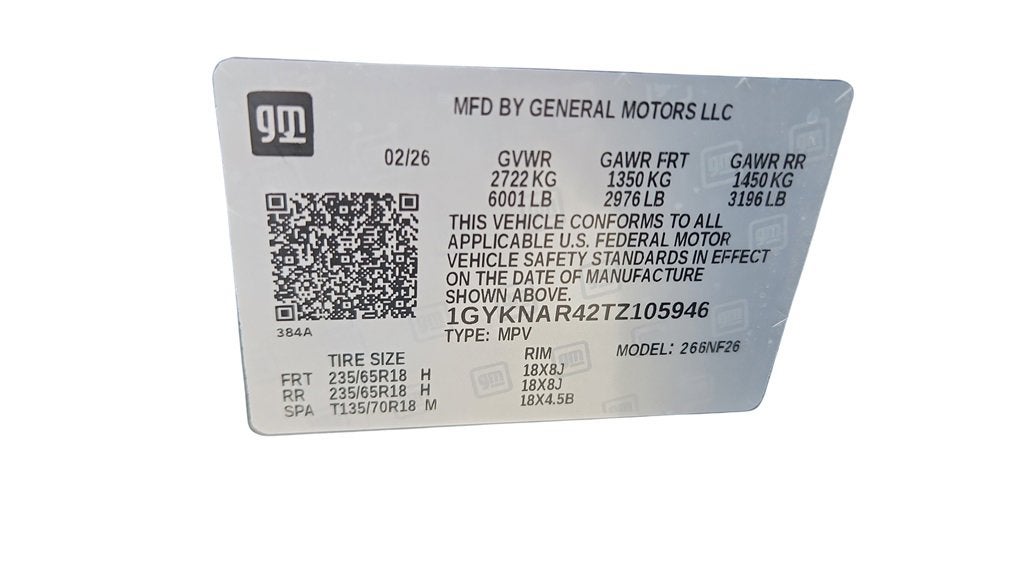 2026 Cadillac XT5 Luxury