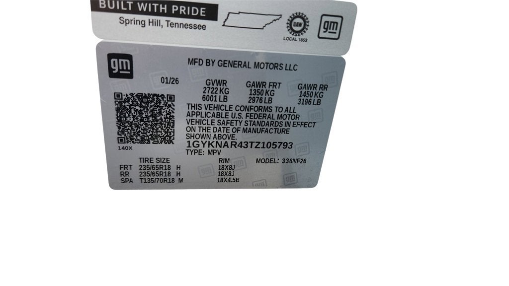 2026 Cadillac XT5 Luxury