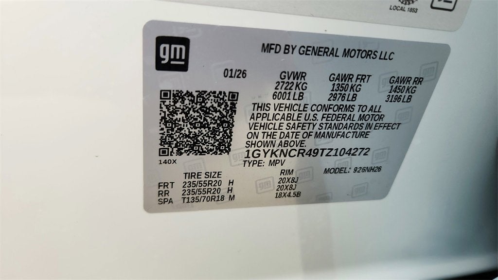 2026 Cadillac XT5 Premium Luxury