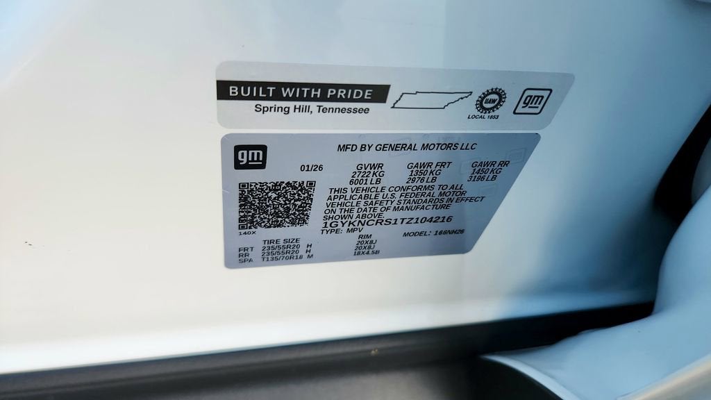 2026 Cadillac XT5 Premium Luxury