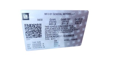 2018 Cadillac XT5 Platinum AWD