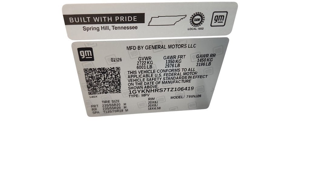 2026 Cadillac XT5 Sport