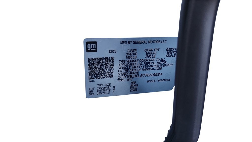 2026 Cadillac Escalade ESV 1SA