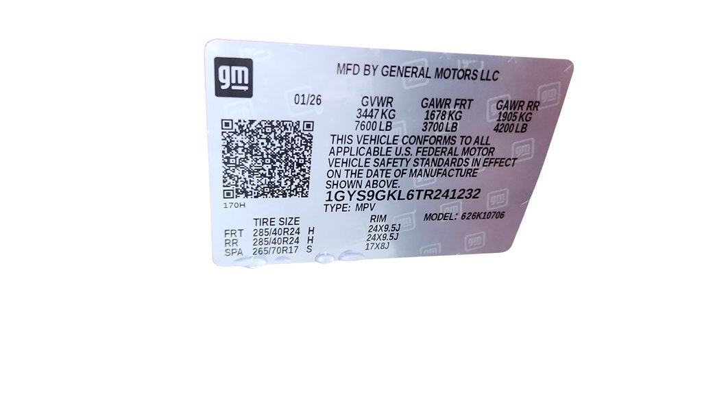 2026 Cadillac Escalade Platinum Sport