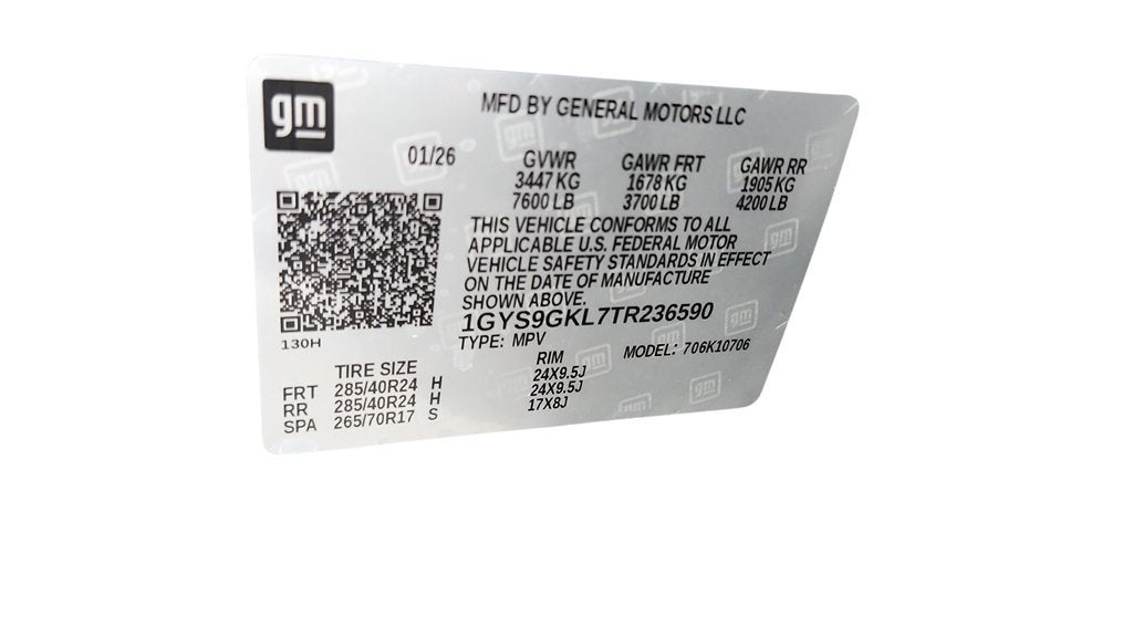 2026 Cadillac Escalade Platinum Sport