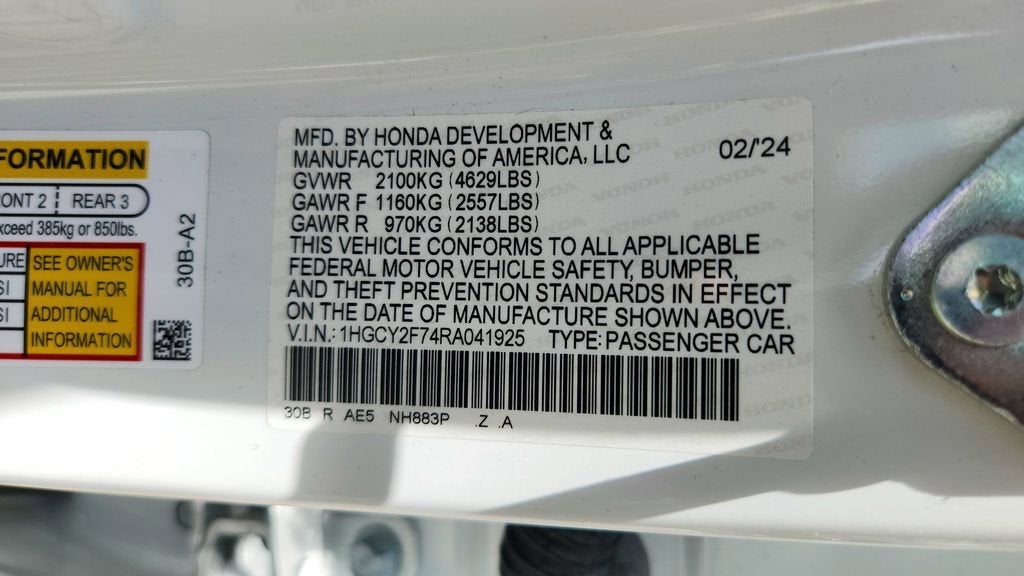 2024 Honda Accord Hybrid Sport-L
