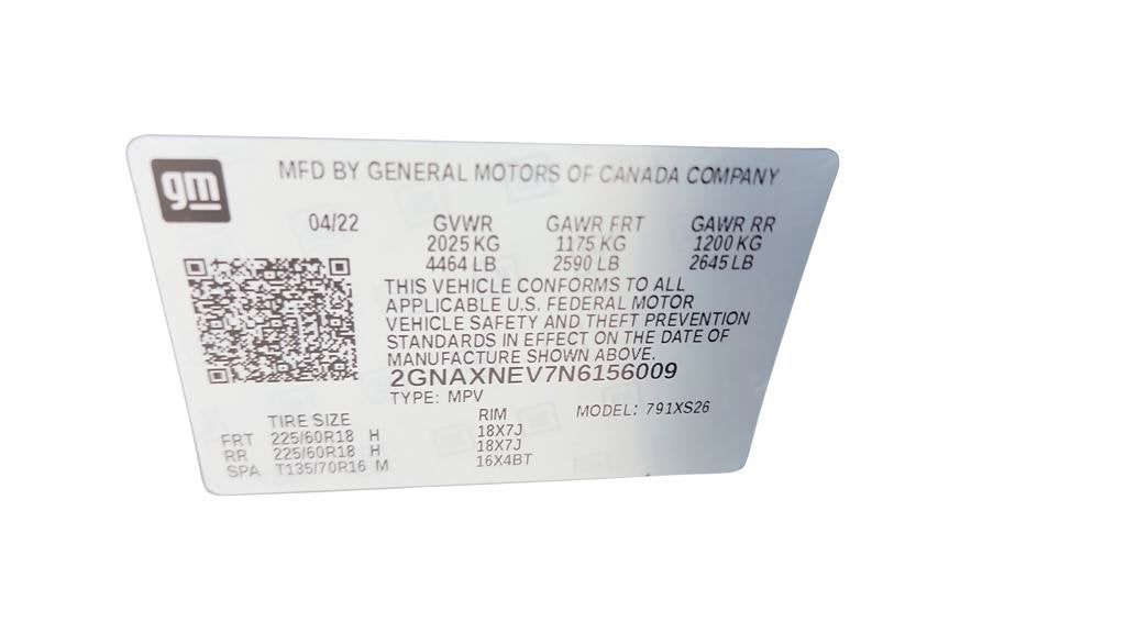 2022 Chevrolet Equinox Premier