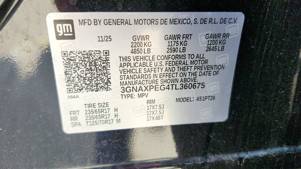 2026 Chevrolet Equinox LT