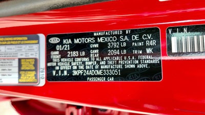2021 Kia Forte LXS