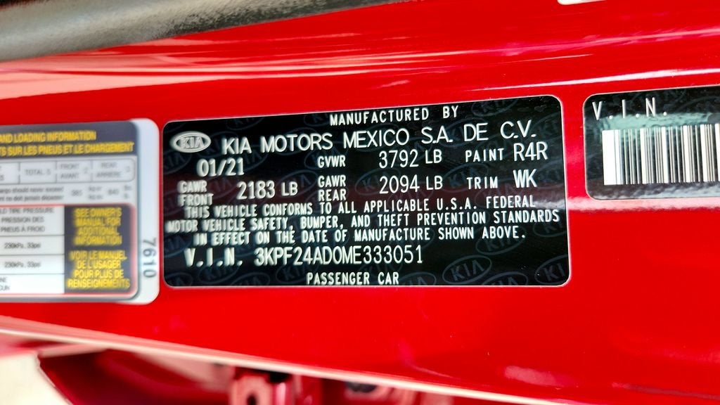 2021 Kia Forte LXS