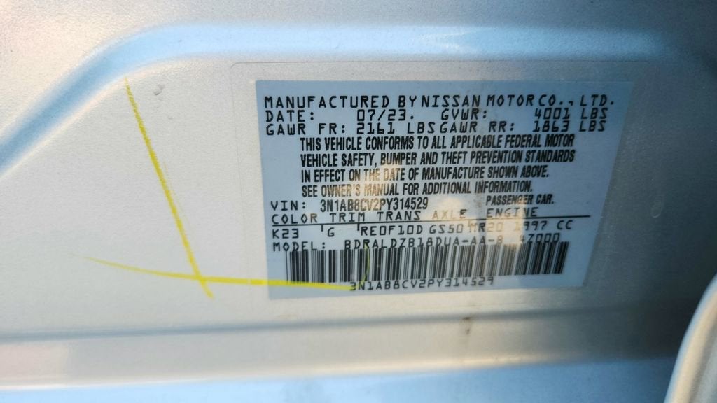 2023 Nissan Sentra SV