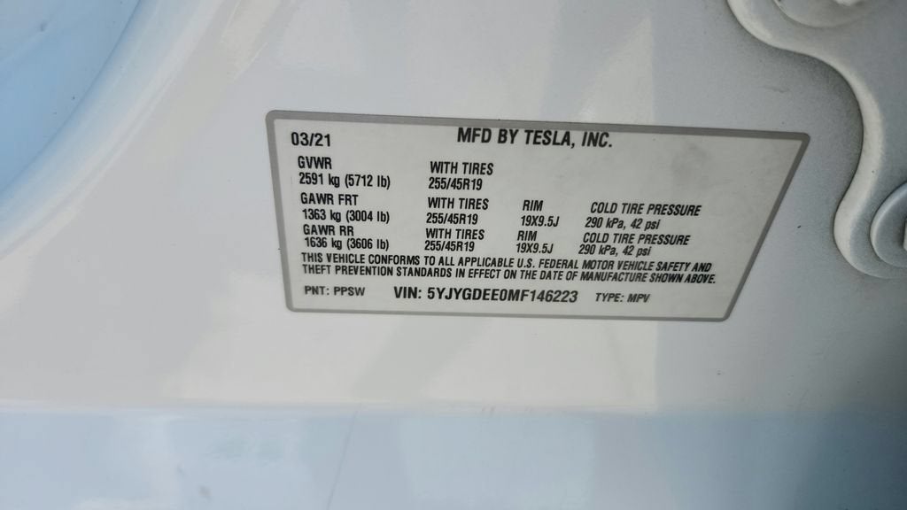 2021 Tesla Model Y Long Range