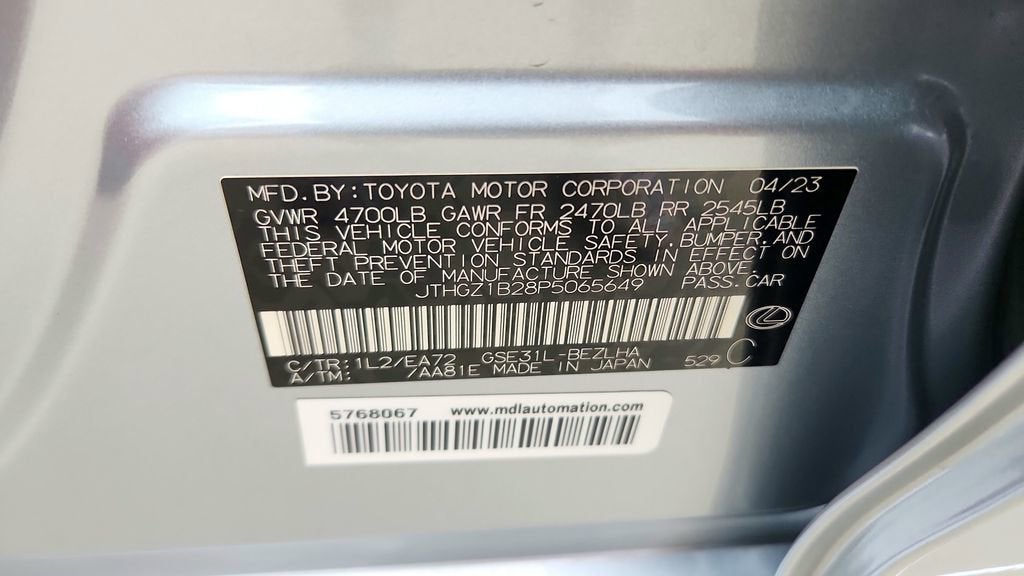 2023 Lexus IS IS 350 F SPORT