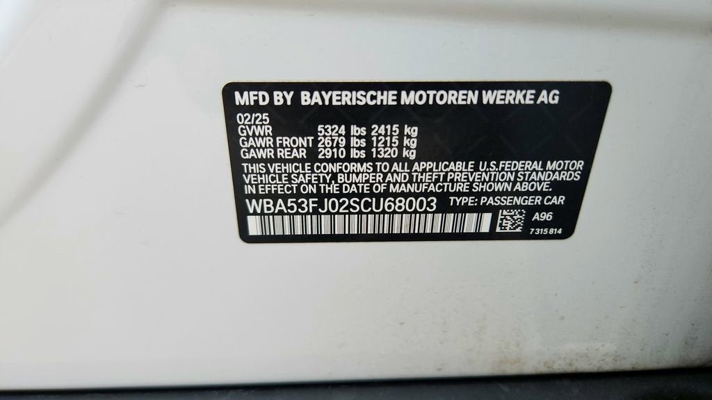 2025 BMW 5 Series 530i xDrive
