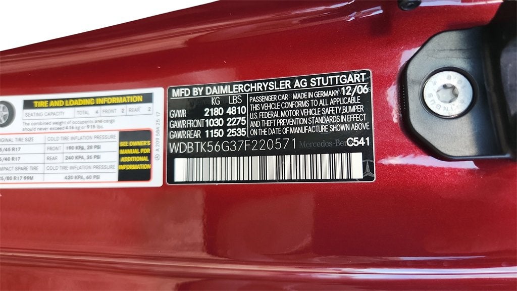 2007 Mercedes-Benz CLK-Class 3.5L